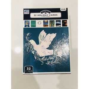 Vintage Christmas Cards 31 included with Envelopes in Box by Fantus Paper